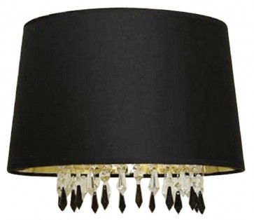 Sophie DIY Flush Mount in Teal with Beads Oriel Lighting
