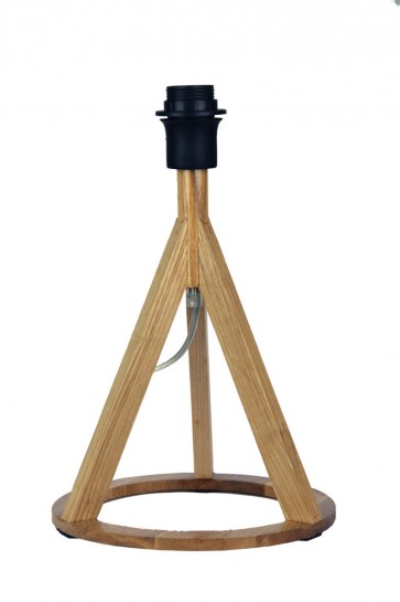 Stabb Table Timber Tripod Lamp Base Oriel