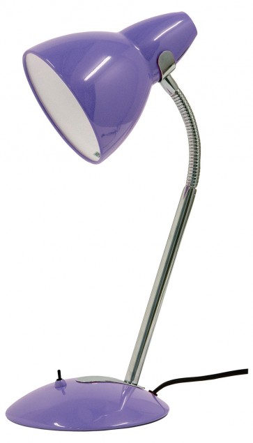 Trax Desk Lamp in Purple Oriel
