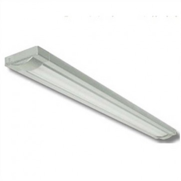 Wave Twin 28 W T5 Fluorescent Light in Silver Oriel Lighting