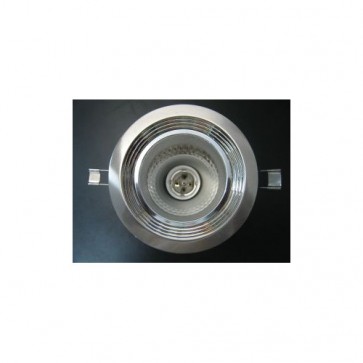 E27 Polished Nickel LED Light Fitting Prisma