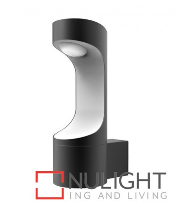 SETH WALL LED 240V Surface Mounted Matt Black 3000K 9W IP54 120D (350 Lumens) CLA