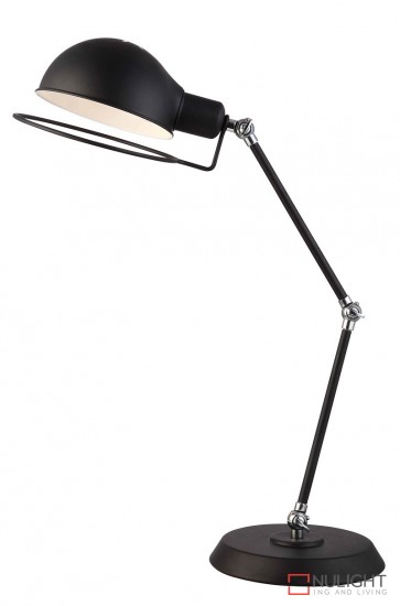 Jazz Desk Lamp Matt Black - Chrome ORI