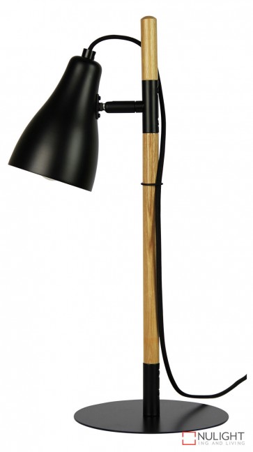 Lom Desk Lamp Matt Black - Ash ORI