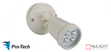 STRATA  - 1 Light Floodlight in Beige with 4 x 1w LEDs VTA