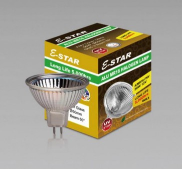 Alu MR16 Halogen Lamp with Open Front Glass Sunny Lighting