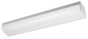 Vermont 2 Lights Opal Diffused Batten Strip Light in Powder Coated Sunny Lighting