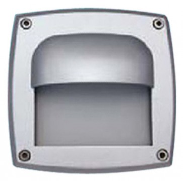 IP65 Half Shield Square Recessed Wall Light Tech Lights