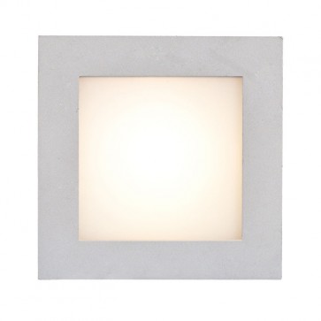 Plain 1 Light LED Wall Light in Grey Tech Lights