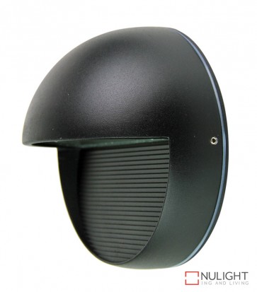 Vargo Round Led Wall Light Black ORI