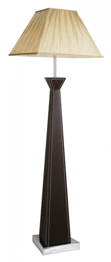 Archer Leather Floor Lamp V M Imports