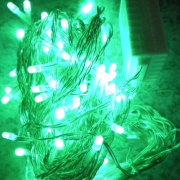 10 meter Frosted Green LED String Light Set Vibe Lighting