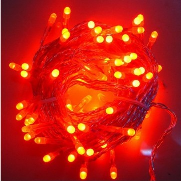 10 meter Frosted Red LED String Light Set Vibe Lighting