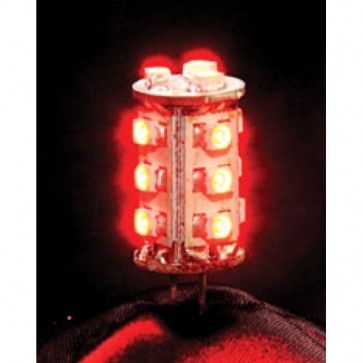 12V 1.8W G4 LED Bi-Pin Lamp in Red Vibe Lighting