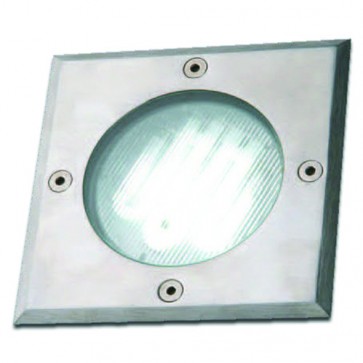 240V Square Deck Light with Stainless Steel Trim Vibe Lighting