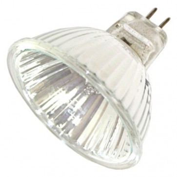 50W Low Voltage MR16 Halogen Bulb with cover glass and 38ø beam angle Vibe Lighting