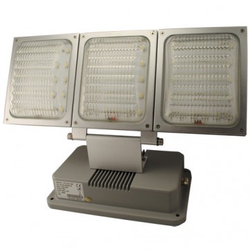 90W LED Floodlight with Silver Trim Vibe Lighting