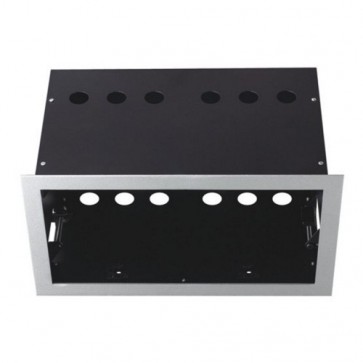 Commercial Twin Modular Adjustable Downlight in Matt Silver Vibe Lighting