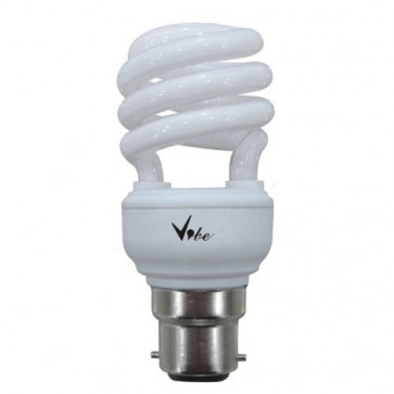Energy Saving T2 Spiral 11W CFL with BC Base in Daylight Vibe Lighting