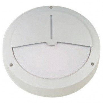 Eyelid Round Surface Mounted 100W E27 or Energy Saving Bunker in White Vibe Lighting