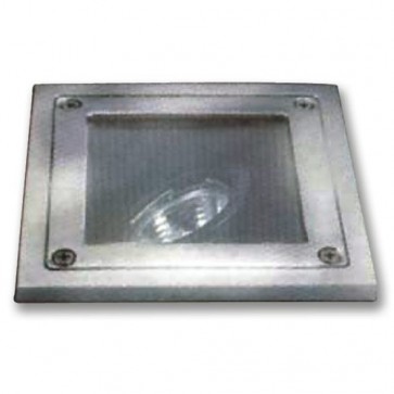 Low Voltage Square Adjustable Inground Up Light in Stainless Steel Vibe Lighting