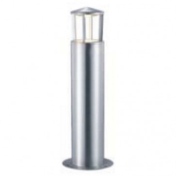 Miniature Bollard with Cylindrical Glass Face in Stainless Steel Vibe Lighting