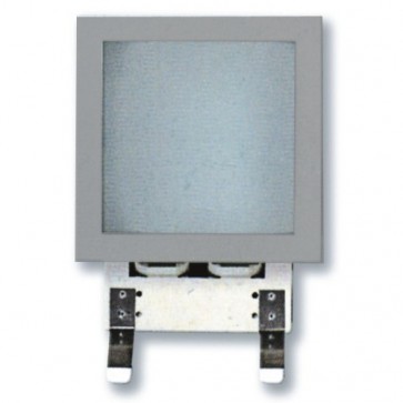 PLC 2 x 18W Twin Energy Saving Downlight in Silver Vibe Lighting