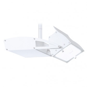 Track Mounted Interior Spot / Flood Light Rectangular Face in White Vibe Lighting