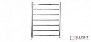 AZTEC 7 - Seven Rail - Stainless Steel Heated Towel Rail - Rounded Rails VTA