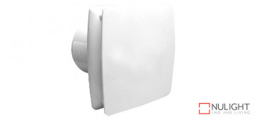 UNIVERSAL 150 - 150mm Modern Wall or Ceiling Exhaust Fan with Back draft Shutter - White VTA