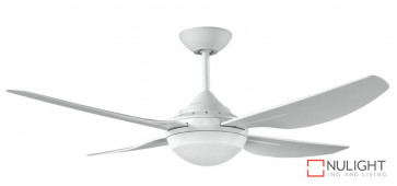 HARMONY II - 48"/1220mm ABS 4 Blade Ceiling Fan with 18w LED Light - White - quick connect wiring VTA