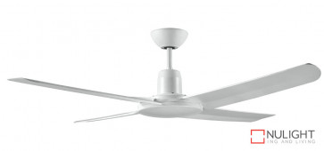 MALIBU IP55 - 1320mm ABS 4 Blade Ceiling Fan - White - Suitable for outdoors VTA