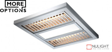 REGENT 3 in 1 with Alum Grate - Premium Exhaust - 12w LED Centre Panel And 2x500w Infrared Heat Lamps VTA