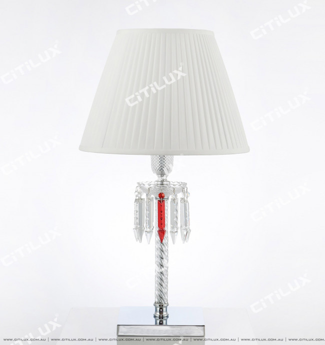 Classic Baccarat Crystal Table Lamp, Baccarat Table Light