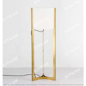 Modern Minimalist Stainless Steel Three-Legged Floor Lamp Citilux