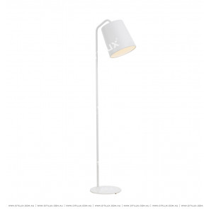 Modern Wrought Iron Floor Lamp White Citilux