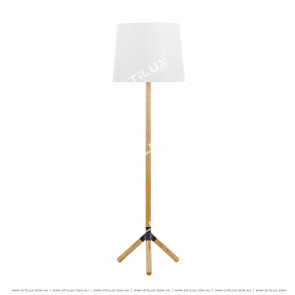 Simple Log Three-Legged Floor Lamp Citilux
