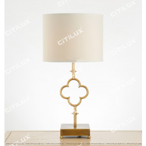 All-Copper American Classic Four-Leaf Clover Table Lamp Citilux