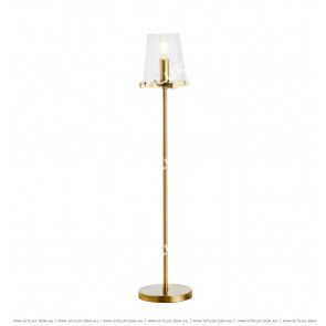 Simple American Copper Single-Head Glass Floor Lamp Citilux