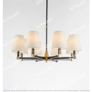 American Copper Classic Two-Color Chandelier Large Citilux