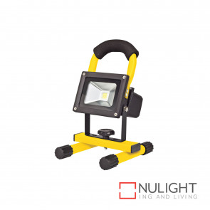 Portalamp 10W Led Rechargeable Floodlight-Yellow BRI