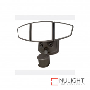 Trident 3 Light Security Dual Illumination Led Security Light-Bronze BRI