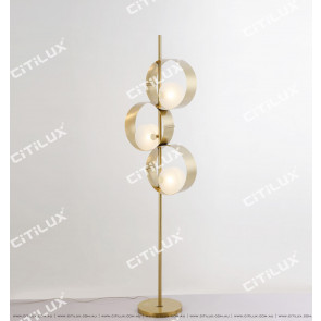 Ring Stainless Steel Mosaic Floor Lamp Citilux