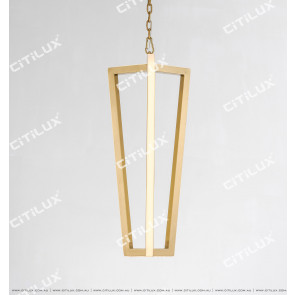 Minimal Stainless Steel Linear Chandelier Small Citilux