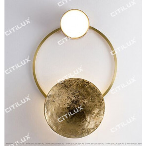 All Copper Gong Disc Small Wall Lamp Citilux