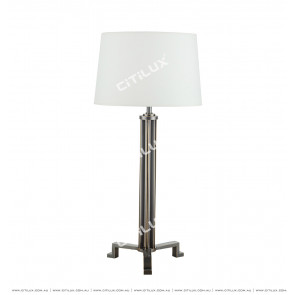 American Minimalist Triangle Black Copper Table Lamp Citilux