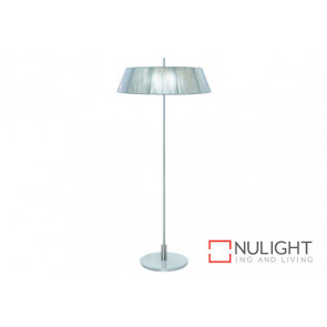 Paolo 2 Light Floor Lamp Silve VAM