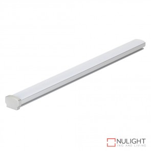 Opti Line Sm Surface Led Profile Natural Clear Anodised Finish Opal Diffuser DOM