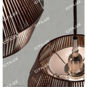 New Chinese Leather Single Head Chandelier Citilux