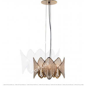 Modern Diamond-Shaped Crystal Ball Small Chandelier Citilux